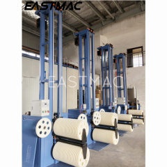 Customized cable accumulator and dancer tension controller for wire rewinding and extrusion