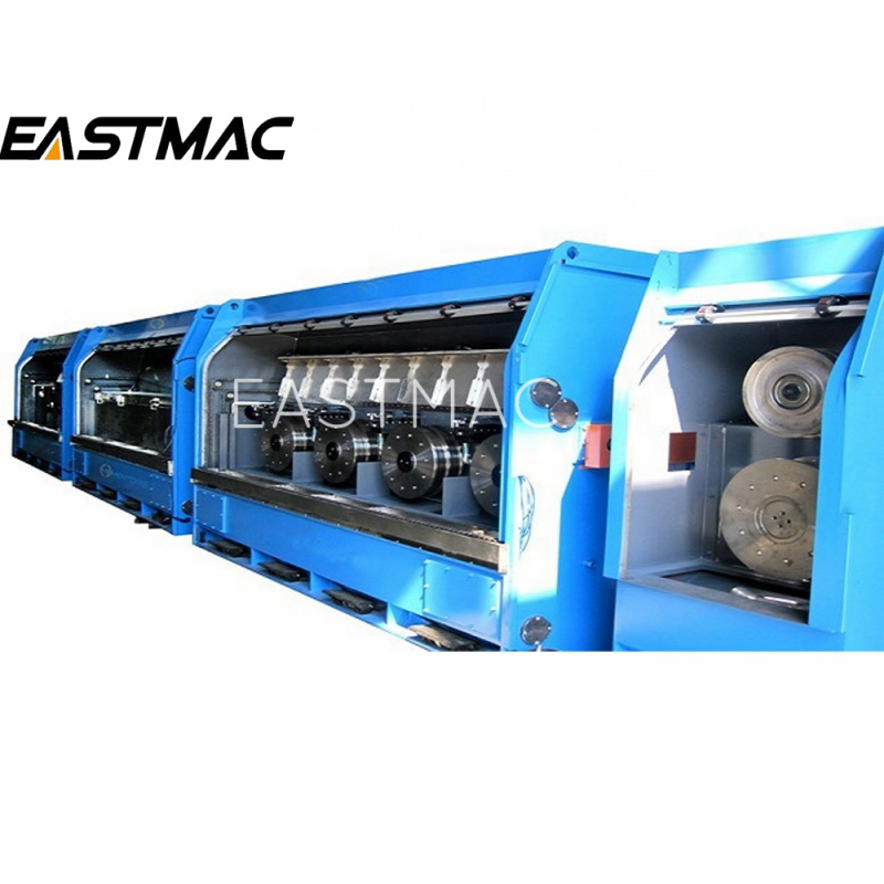 Hot sale Two wires Copper Rod Breakdown Machine with types of 9 dies 11 dies 13 dies