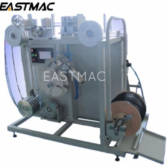 Full automatic optic fiber cable FTTH cutting and rewinding machine