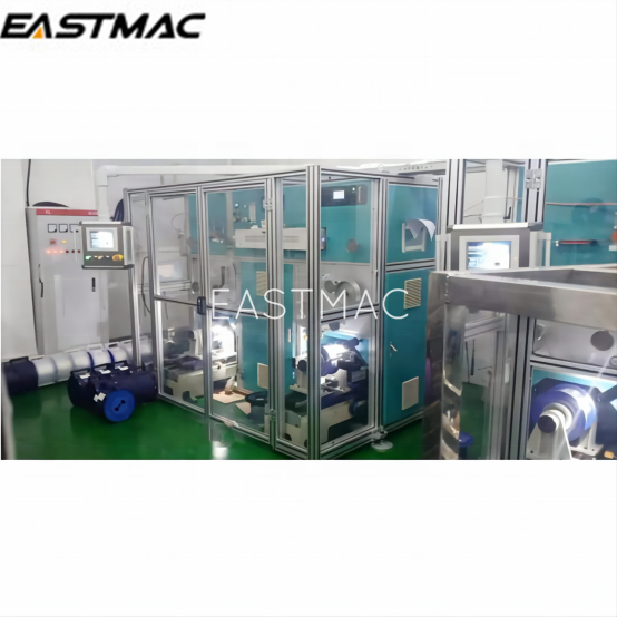 High speed latest EM07 double-layer 2-wire Optical Fiber Coloring and Rewinding Machine with ring marker