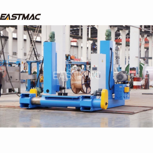 Wire winding and rewinding machine for extrusion