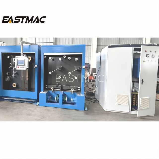 China manufacture twin wire Drawing Machine with Continuous Annealer for copper and aluminum wires