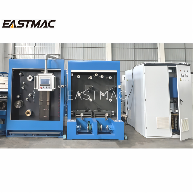 Factory Direct Supply Twin wire Drawing Machine with Continuous Annealer for copper and aluminum wires