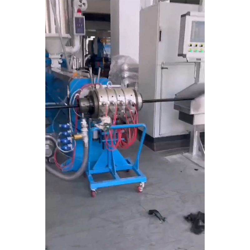 100+120+45 Tandem Extrusion Line Used for fiber optic cables