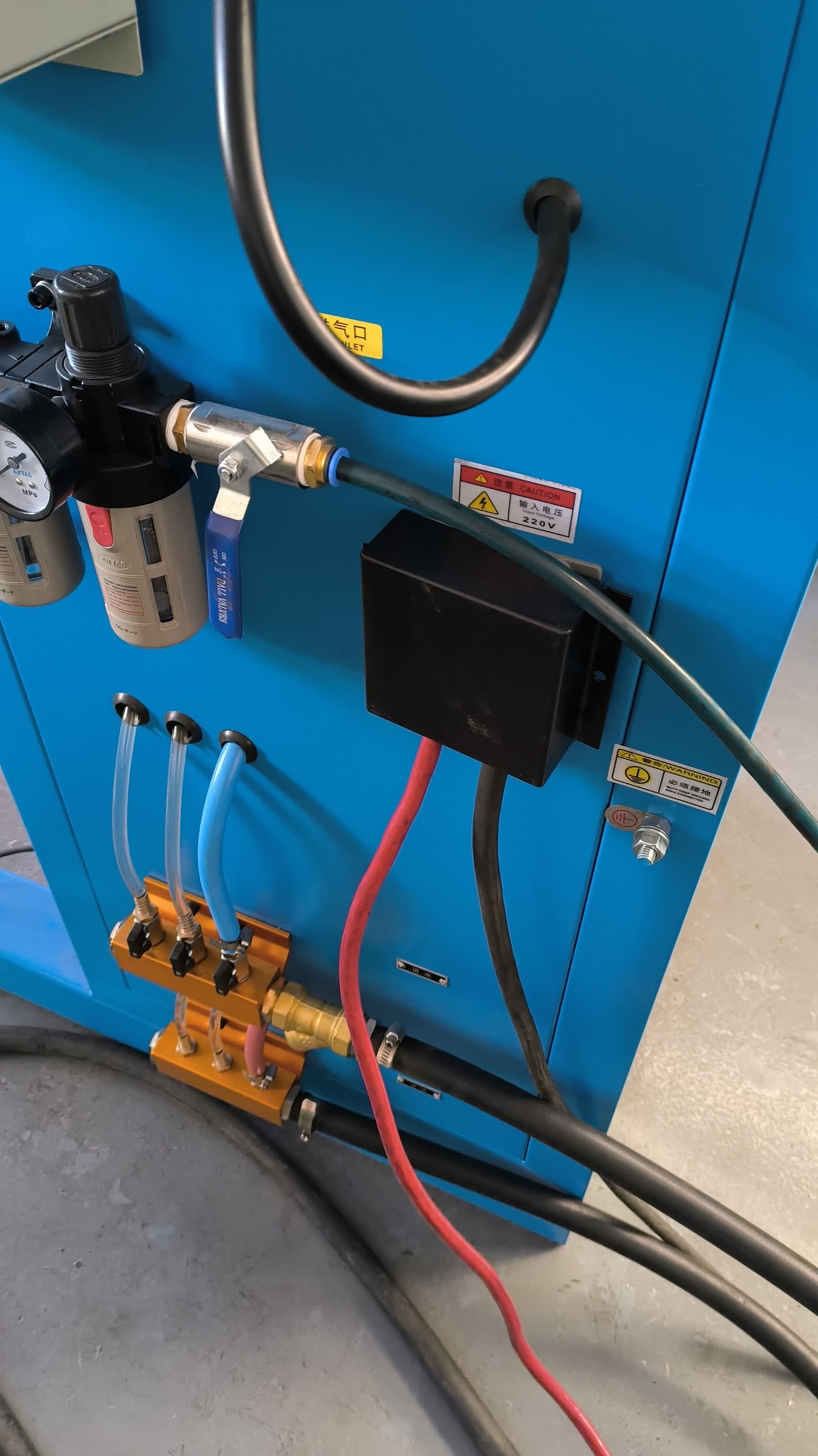 TCW-33U Electric Welding Machine for Copper Tube Welding, Semi-automatic Butt Welding Machine