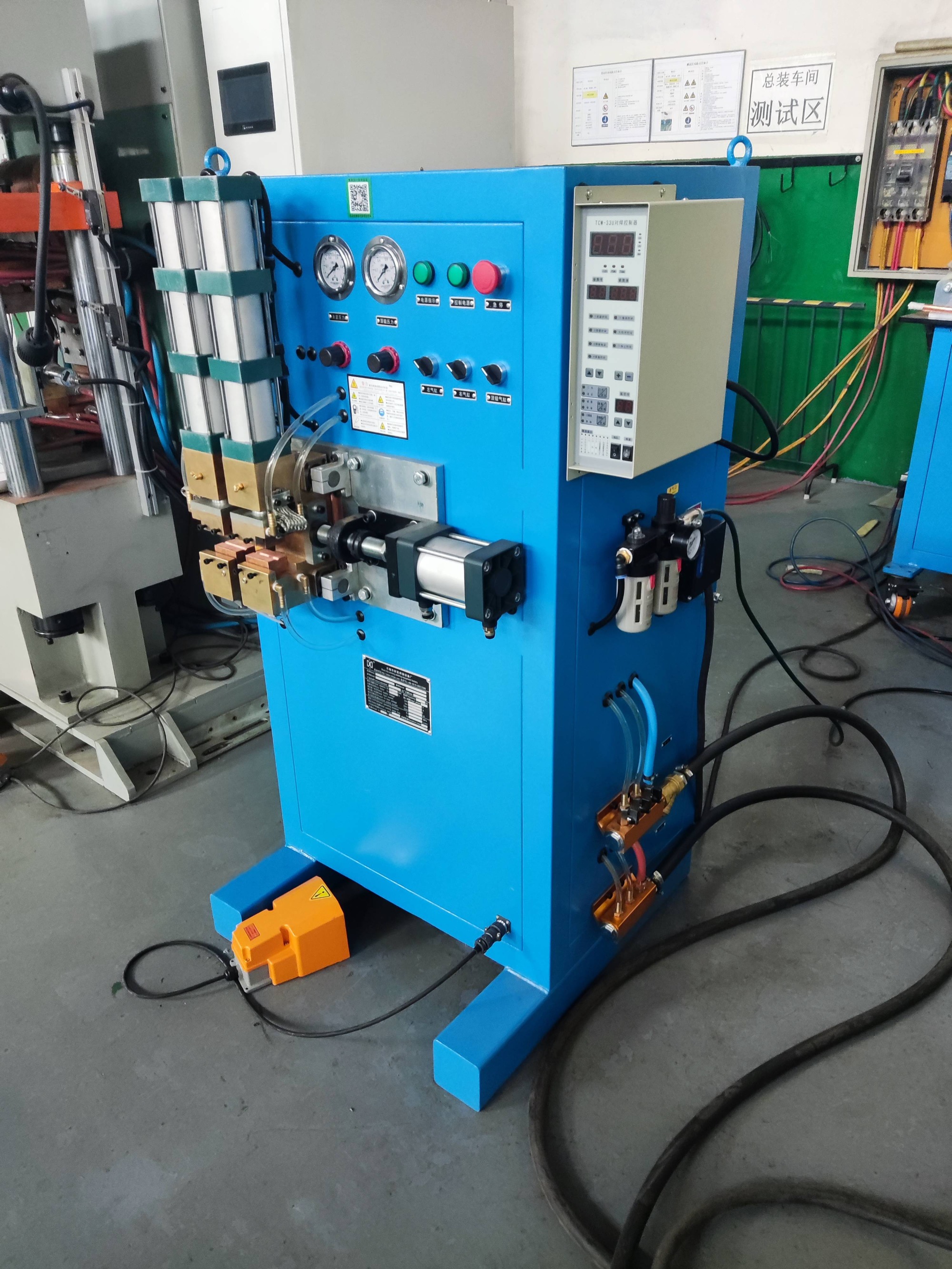 TCW-33U Electric Welding Machine for Copper Tube Welding, Semi-automatic Butt Welding Machine