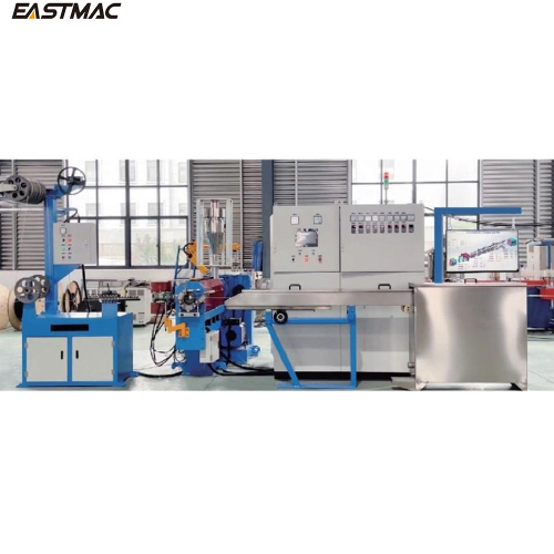 PVC,PE,LSZH Intelligent extrusion line suit for al kinds of cable forinsulating and sheathing materals