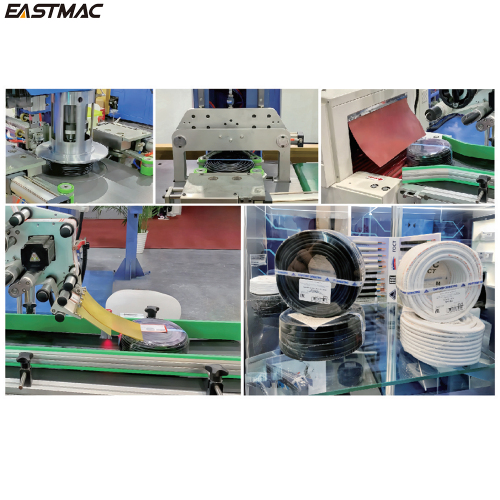 Automatic Coiling,belting and Shrink Packing Machine Cable Automatic Packaging Assembly Line