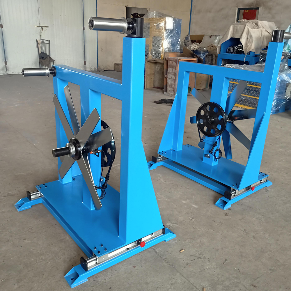 Longitudinal Taping Unit working with cabling machine Used for cable winding machine