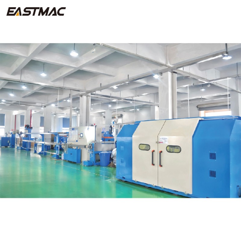 Integrated Machine for Cabling, Sheathing and Coiling for Lan Cable