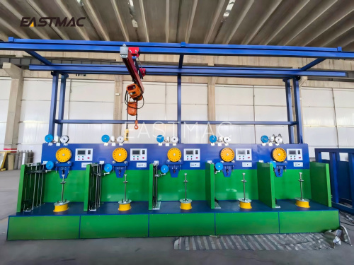 Vertical Type Enameled Wire Winding Take-Up Machine For Enameling Line