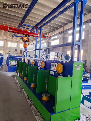 Vertical Type Enameled Wire Winding Take-Up Machine For Enameling Line