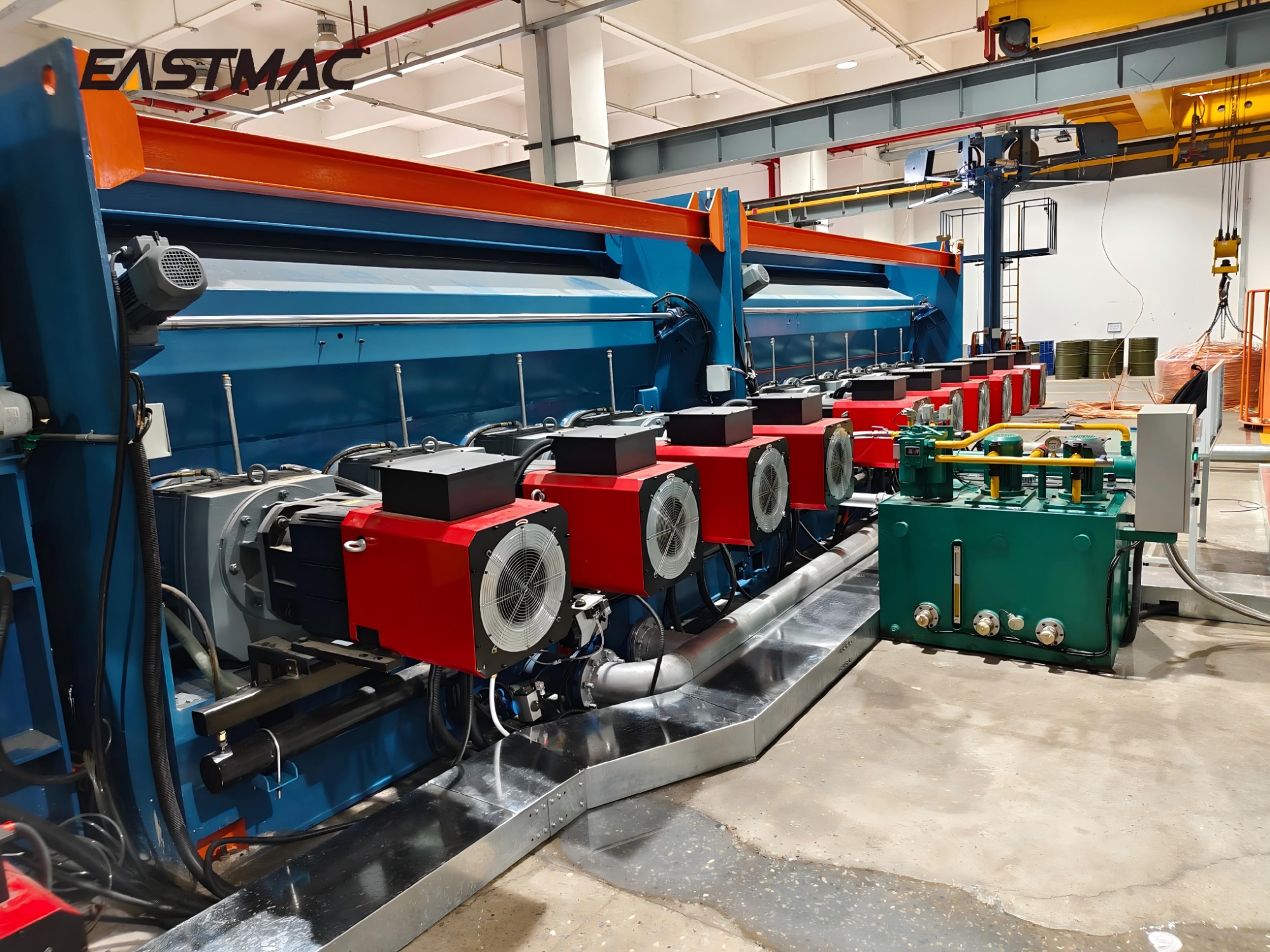 China good quality immersive type Al RBD wire drawing machine with 13 drawing capstan and Aluminum wire coiler