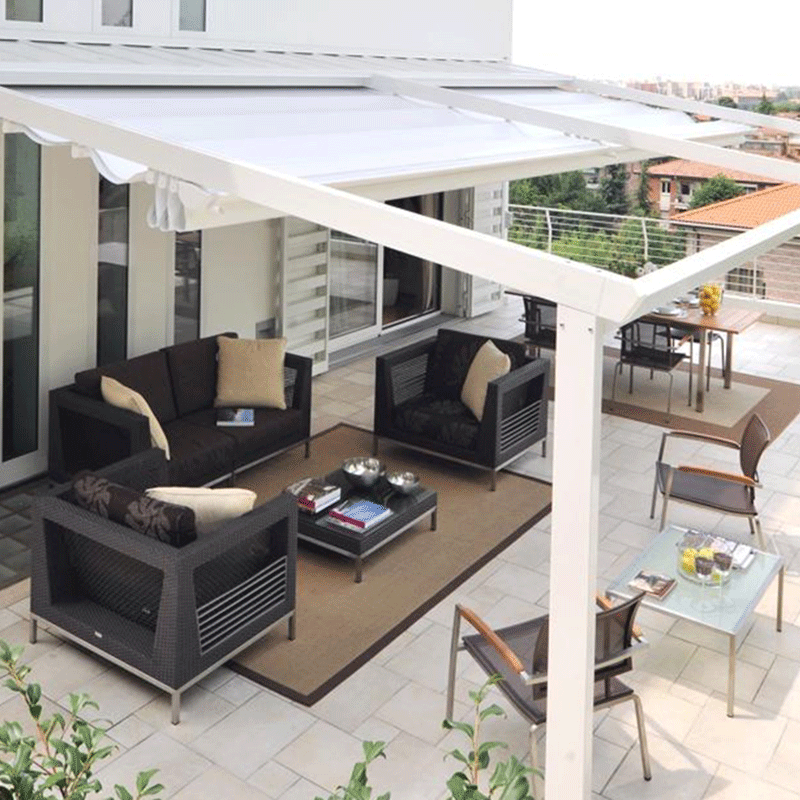 aluminum gazebo with led