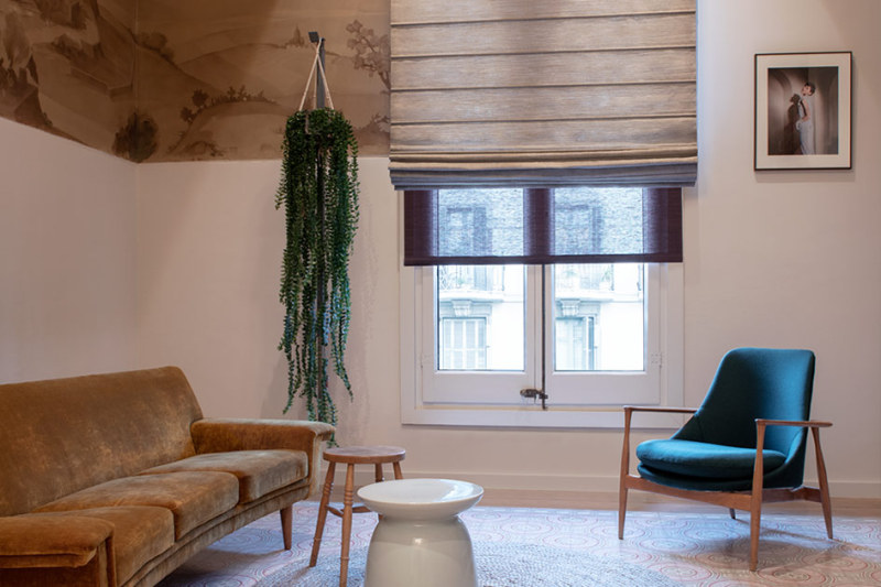Motorized Roman Blinds