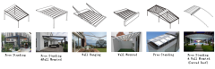 outdoor gazebo aluminum pergola