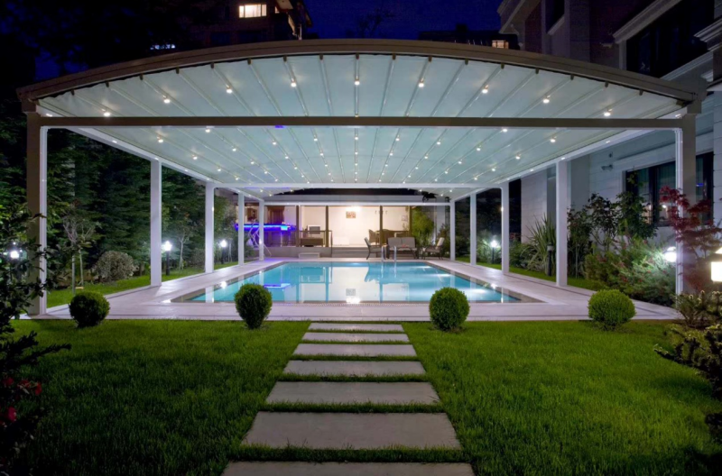 outdoor gazebo aluminum pergola