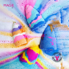 Unicorn Horn Rainbow Bubble Bath Bomb