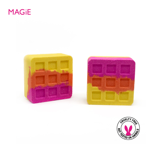 Waffle Cookies Rainbow Bubble Bath Bomb