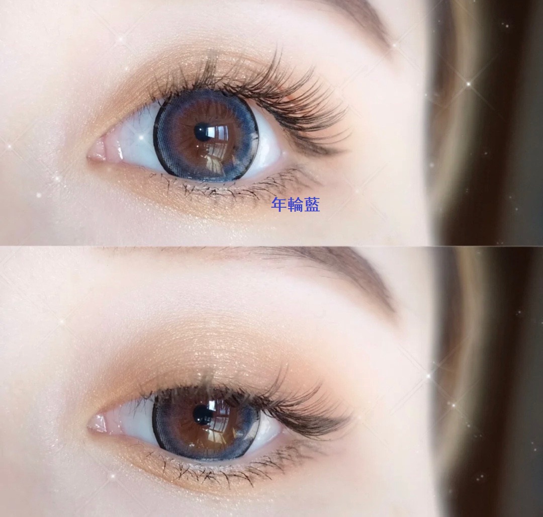 超夢幻藍色混血美瞳