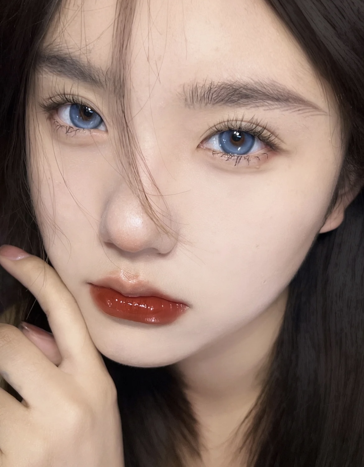 韓國藍椰奶凍美瞳