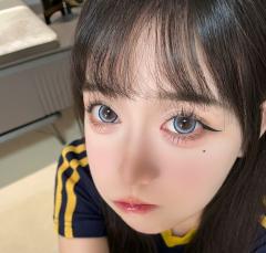 韓國年拋 藍莓珍寶珠 防UV平鋪14.8放大23.88