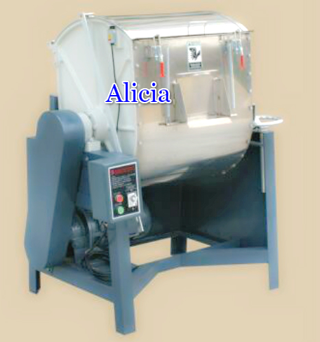 Industrial plastic pellet powder material horizontal mixing machine