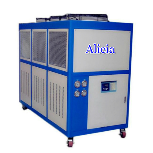What is the role of chillers in plastic production?