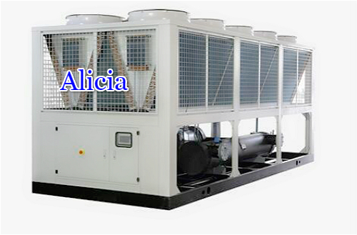 Air-cooled screw-type industrial chillers