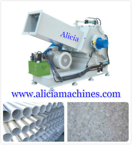 industrial plastic pipe profile crusher and recycling machine