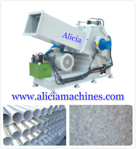 Industrial Plastic Crushing Machine HDPE PVC Plastic Pipe Crusher