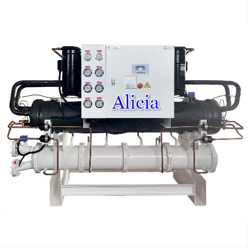 Open type water cooled seawater chiller