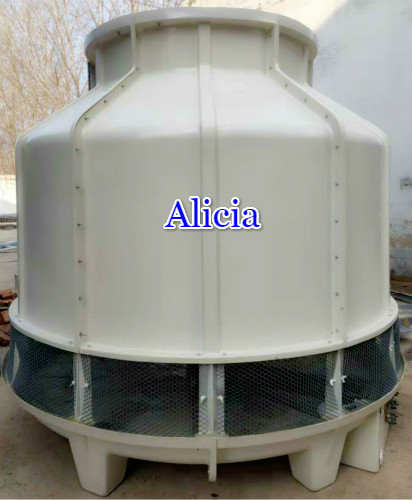 FRP Counter Flow Low Noise Round Industrial Fiberglass Cooling Tower