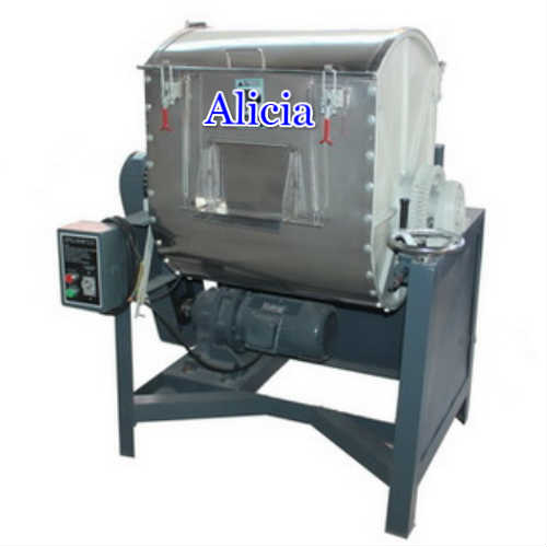 Small Scale Rotary Color Mixer Plastic Drum Powder Mixing Machine
