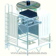 low noise counter flow induced draft square cooling tower