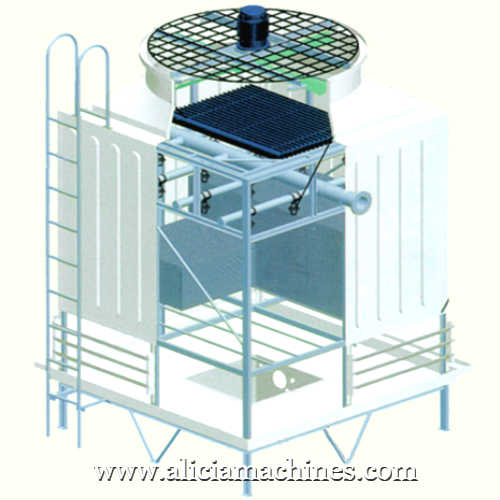 FRP Square Crossflow Water Cooling Tower