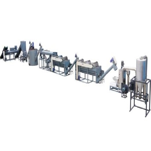 Plastic Crushing washing and drying for a line
