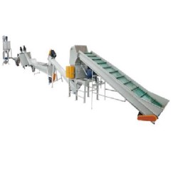 PP infusion bottle and bag crushing cleaning recycling line