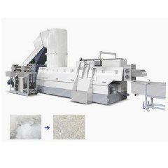 PET chemical fiber pelletizing production line