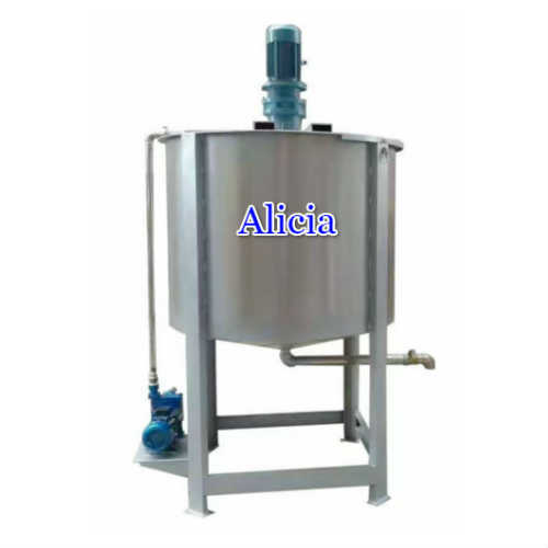 A customer in Indonesia buys a liquid heating mixer for soap production
