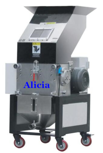 low-speed self-suction recycling injection molding crusher machine