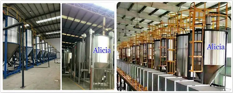 vertical mixing machinery for plastic granule