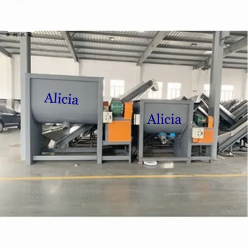 Horizontal powder mixer machines