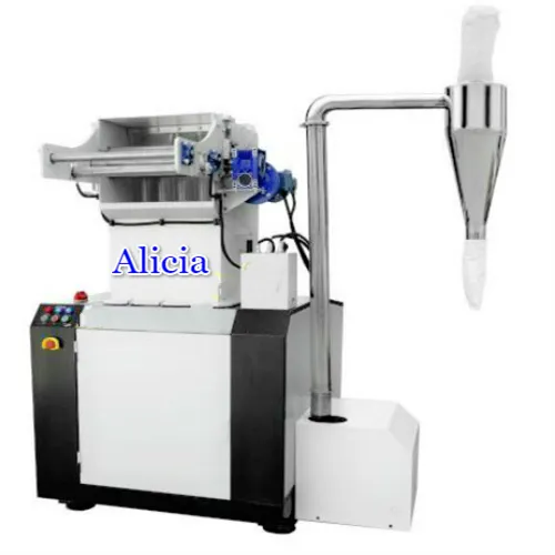 Macchina granulatore per frantoio di bottiglie in PET con film PE