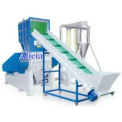 Trituradora industrial insonorizada de plástico hueco con colector