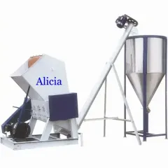 Trituradora con sistema de mezcla y reciclaje automático