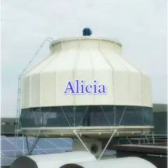 FRP Round Type Counter Flow Induced Draft Cooling Tower