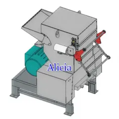 PET roll film Plastic Sheet Soudproof Industrial Crusher with Auto Feeder