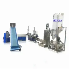 PE LDPE HDPE LLDPE film recycling and pelletizing production line