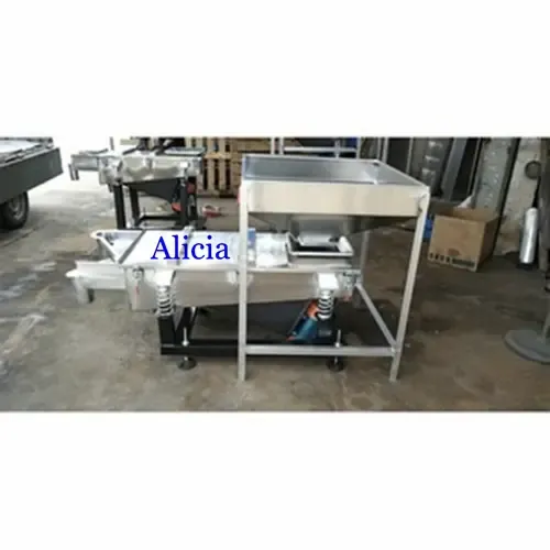 Lineare Vibrationssiebmaschine/ Vibrationssiebmaschine mit Silo